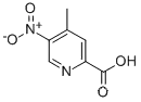 Molecular Structure of 5832-43-9 (4-Methyl-5-nitro-2-pyridinecarboxylic acid)